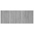 Cabecero de cama madera contrachapada gris Sonoma 200x1,5x80