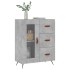 Aparador de madera de ingeniería gris hormigón 69,5x34x90
