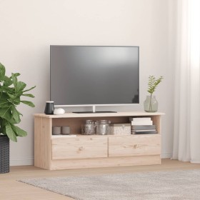 Mueble de TV con cajones ALTA madera maciza pino 100x35x41