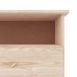 Mueble de TV con cajones ALTA madera maciza pino 100x35x41