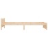 Estructura cama individual sin colchón madera maciza 75x190