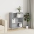 Estantería madera de ingeniería gris hormigón 69,5x32,5x90