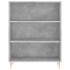 Estantería madera de ingeniería gris hormigón 69,5x32,5x90