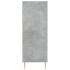Estantería madera de ingeniería gris hormigón 69,5x32,5x90