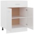 Armario inferior madera ingeniería blanco brillo 60x46x81,5