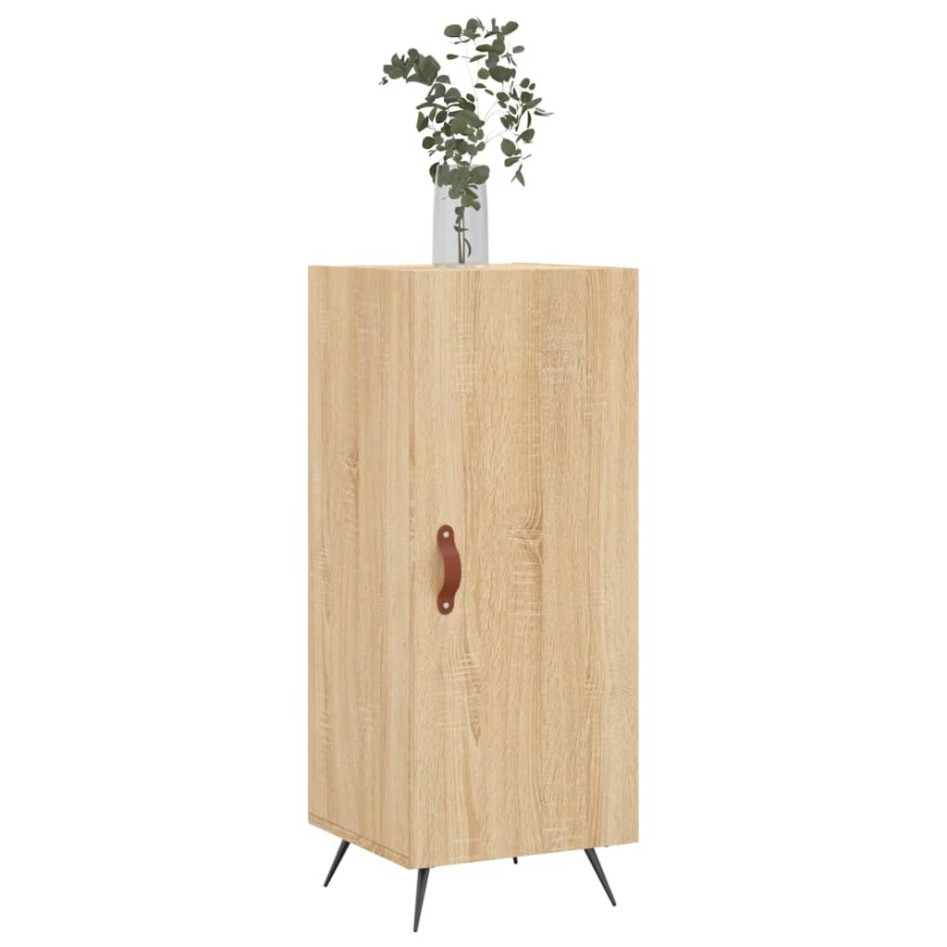 Aparador madera contrachapada color roble Sonoma 34,5x34x90