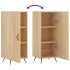 Aparador madera contrachapada color roble Sonoma 34,5x34x90