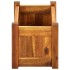 Arriate de madera de acacia 50x25x25