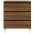Aparador de madera contrachapada roble marrón 60x35x69