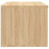 Mueble de TV madera contrachapada color roble 80x34x30
