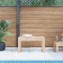 Banco de jardín madera maciza de pino 80x38x45