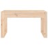Banco de jardín madera maciza de pino 80x38x45