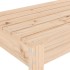 Banco de jardín madera maciza de pino 80x38x45