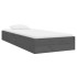 Estructura de cama individual sin colchón madera gris 75x190