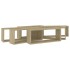 Estante cubo pared 6 uds contrachapado roble Sonoma 60x15x23