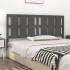 Cabecero de cama madera maciza de pino gris 165,5x4x100
