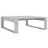 Mesa de centro madera de ingeniería gris hormigón 100x100x35