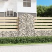 Cesta gaviones forma arco hierro galvanizado 100x50x160/180 cm