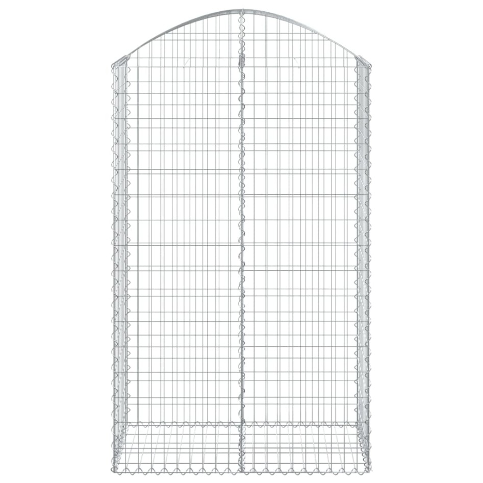 Cesta gaviones forma arco hierro galvanizado 100x50x160/180