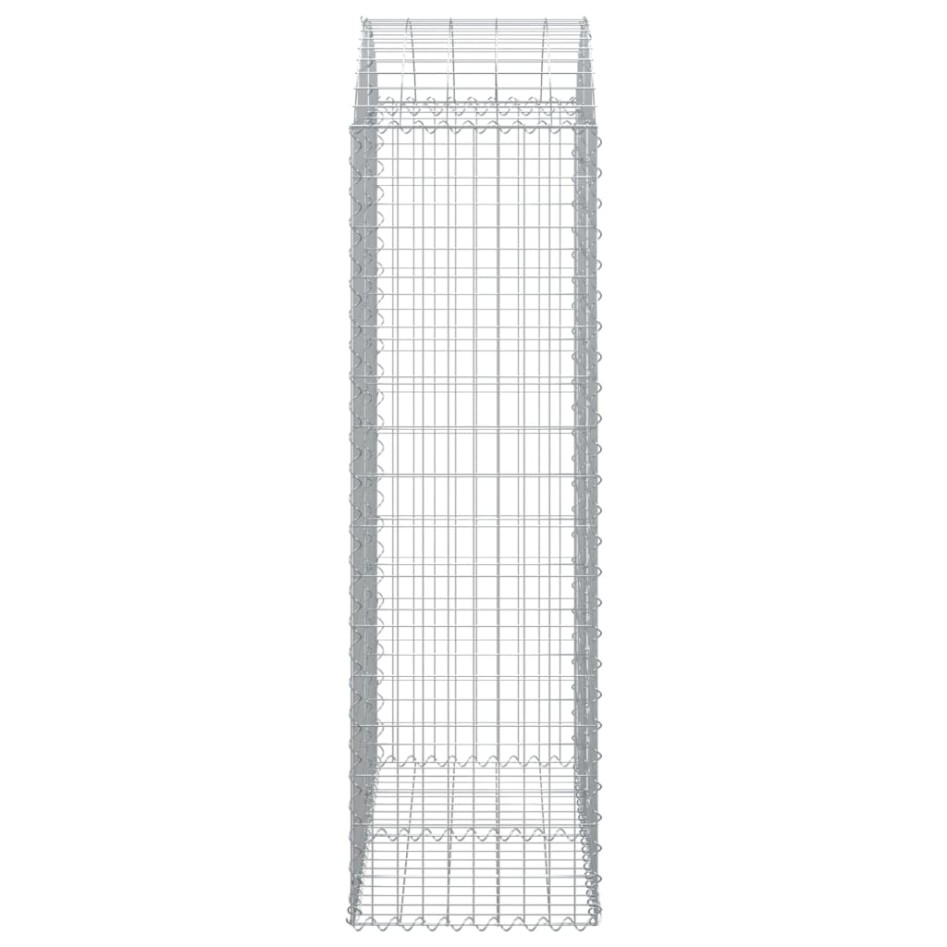 Cesta gaviones forma arco hierro galvanizado 100x50x160/180