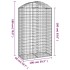 Cesta gaviones forma arco hierro galvanizado 100x50x160/180