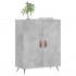 Aparador de madera de ingeniería gris hormigón 69,5x34x90