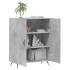 Aparador de madera de ingeniería gris hormigón 69,5x34x90