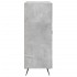 Aparador de madera de ingeniería gris hormigón 69,5x34x90