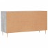 Banco zapatero madera de ingeniería gris hormigón 102x35x55
