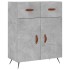 Aparador de madera de ingeniería gris hormigón 69,5x34x90