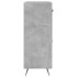 Aparador de madera de ingeniería gris hormigón 69,5x34x90