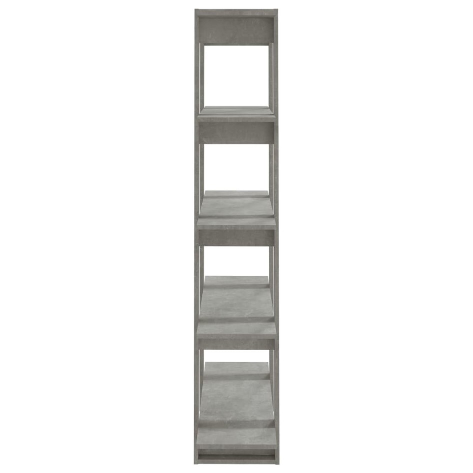 Estantería/divisor de espacios gris hormigón 100x30x160