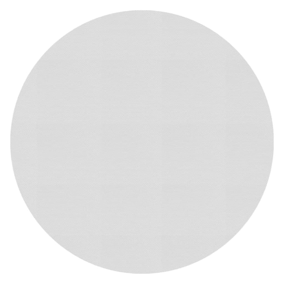 Cubierta solar de piscina de PE flotante gris 527