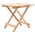 Mesa auxiliar plegable de madera maciza de nogal 50x50x49