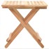 Mesa auxiliar plegable de madera maciza de nogal 50x50x49