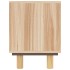 Mueble para TV madera maciza pino y ratán natural 80x30x40