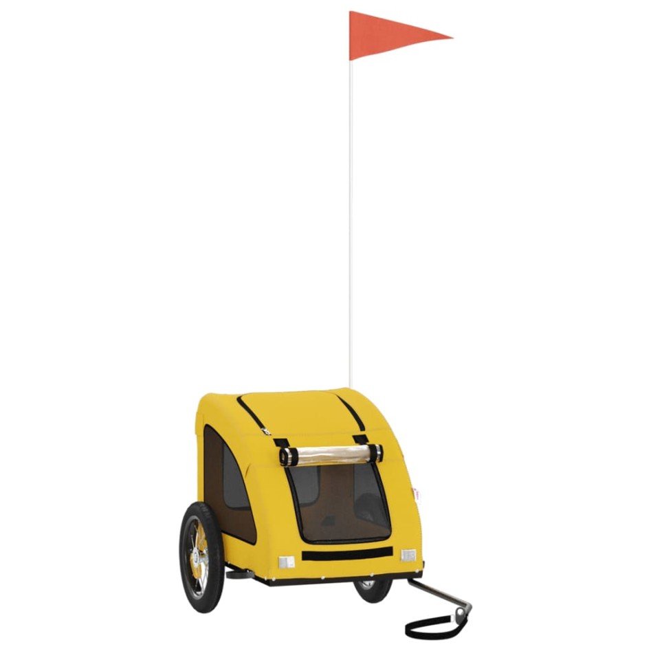 Remolque de bicicleta mascotas hierro tela Oxford