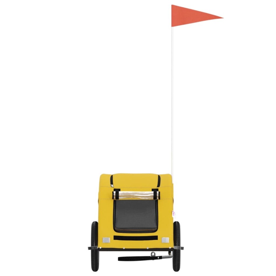 Remolque de bicicleta mascotas hierro tela Oxford