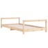 Estructura de cama para niños madera maciza de pino 90x190