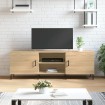 Mueble para TV madera de ingeniería roble Sonoma 150x30x50 cm