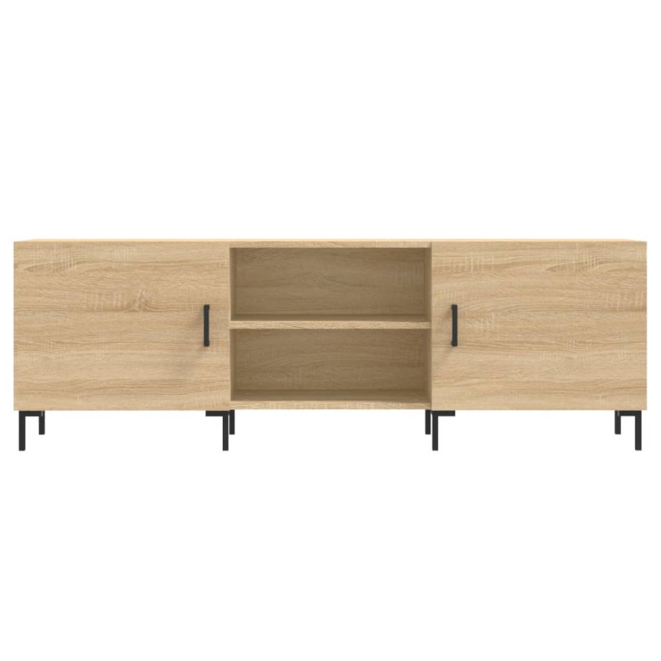 Mueble para TV madera de ingeniería roble Sonoma 150x30x50