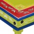 Mesa de centro madera maciza de mango verde pintada a