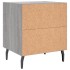 Mesitas noche 2 uds madera ingeniería gris Sonoma 40x35x47,5