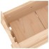 Jardinera de madera maciza de pino 77x25x104,5