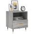 Mesitas noche 2 uds madera ingeniería gris Sonoma 40x35x47,5
