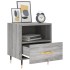 Mesitas noche 2 uds madera ingeniería gris Sonoma 40x35x47,5