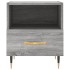 Mesitas noche 2 uds madera ingeniería gris Sonoma 40x35x47,5