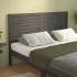 Cabecero de cama madera maciza de pino gris 126x4x100