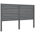 Cabecero de cama madera maciza de pino gris 126x4x100