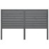 Cabecero de cama madera maciza de pino gris 126x4x100